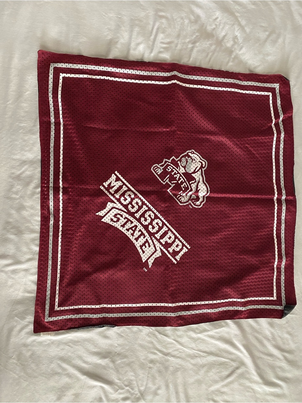 Mississippi State Football Uniform Jersey Fabric Bandana Rally Towel Fan Gear